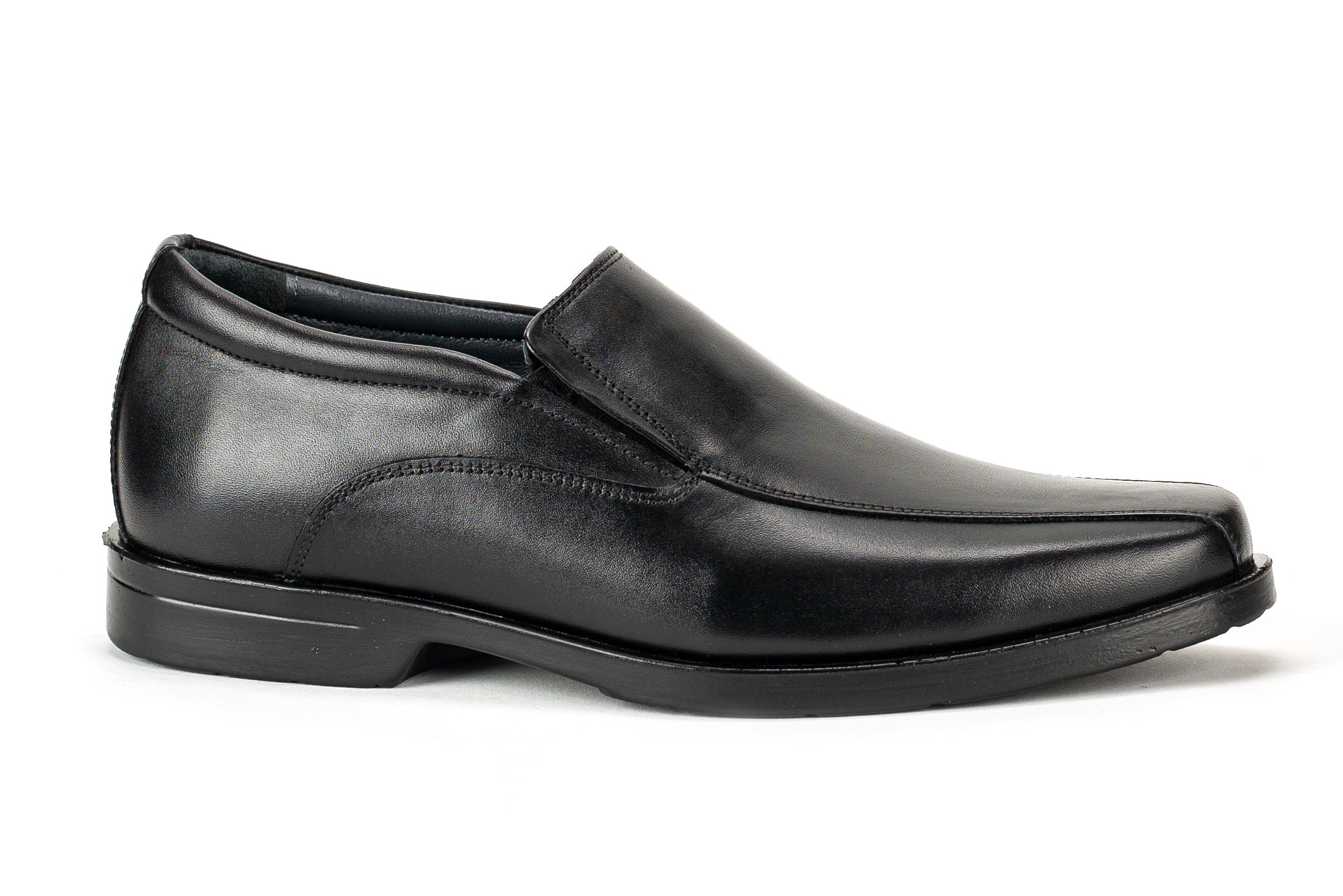 6693 - Comflex Men's Dress Black Comfort Slip On Shoe With Removable I Mirage Shoes 6693 - Comflex Men's Dress Black Comfort Slip On Shoe With Removable I Mirage Shoes