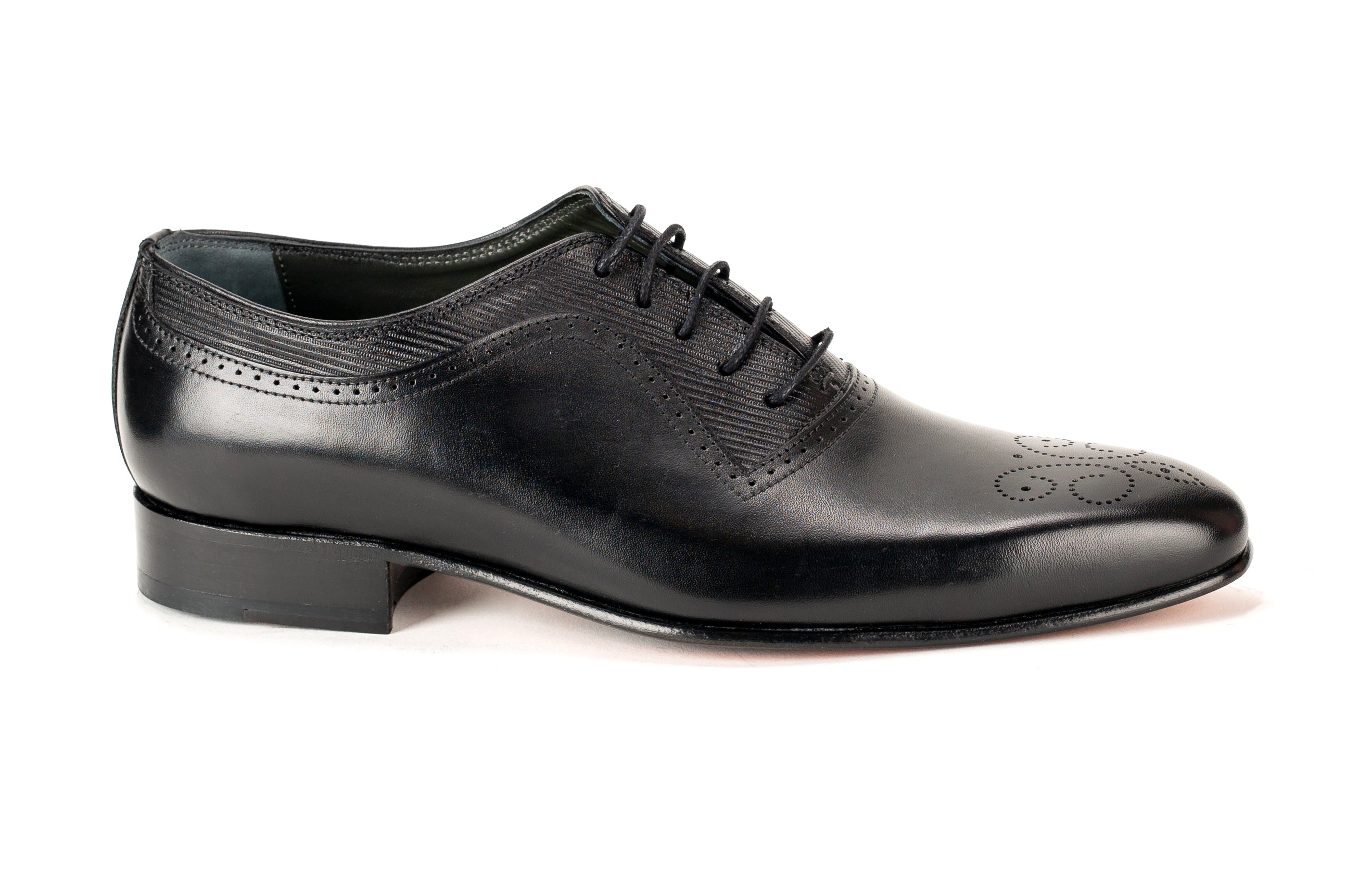 Mirage Leather Black Step in shoes 2894 - Mirage Dress Black Lace Shoe Apron Toe Thick Leather  main image 4