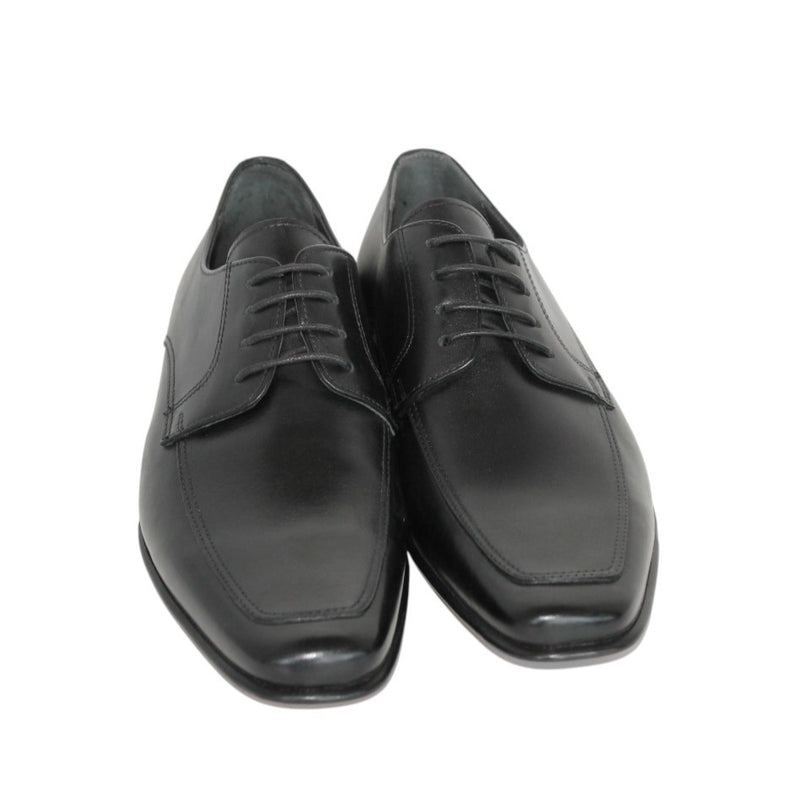 7180/962 - Mirage Men's Dress Black Lace Shoe Apron Toe Thin Leather Sole