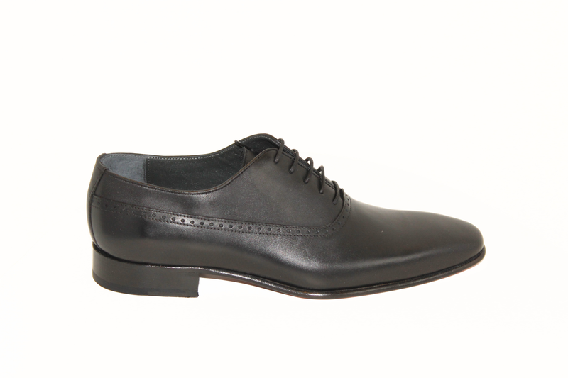 8240R - Mirage Men's Dress Black Lace Shoe Leather Thin Sole