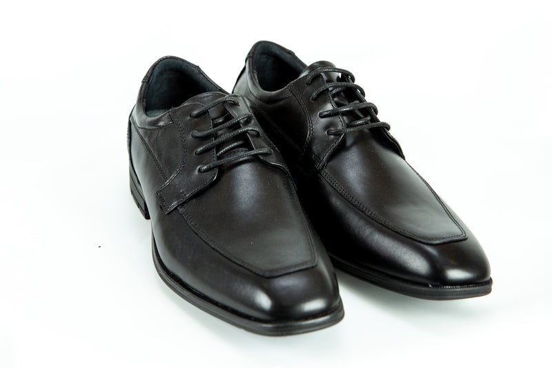 Utica - Comflex Men's Dress Black Comfort Lace Shoe With Removable 