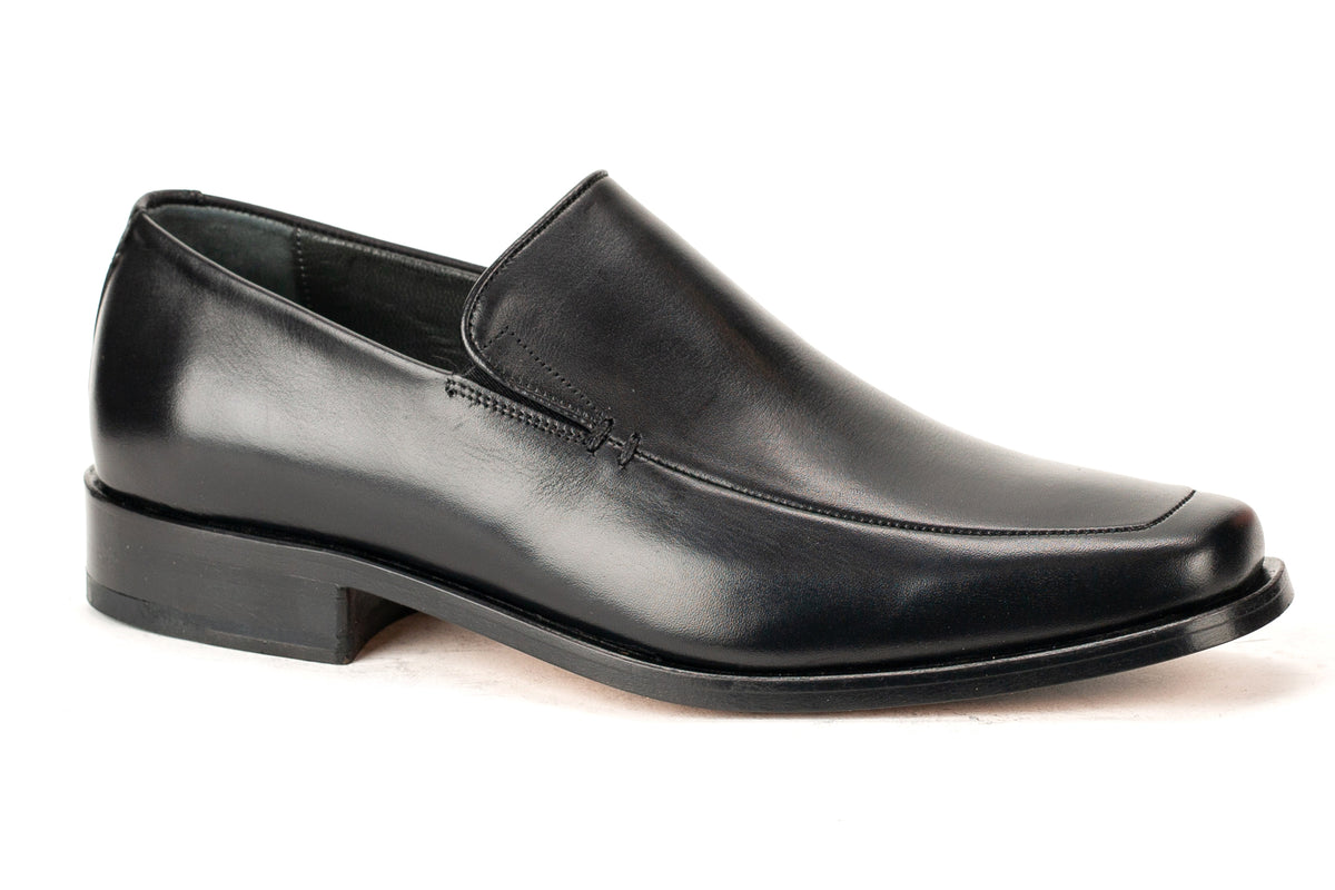 Black Men\'s Regal By Mirage Bradford Slip-On Leather Dress Shoes, Size 8, New Regal Upper Leather Dress Shoes for Men for sale | eBay main image 2