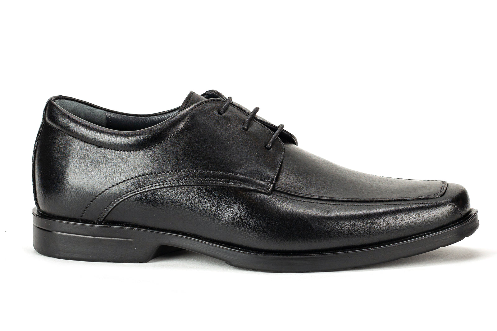 6866 - Comflex Men's Dress Black Comfort Lace Shoe With Removable