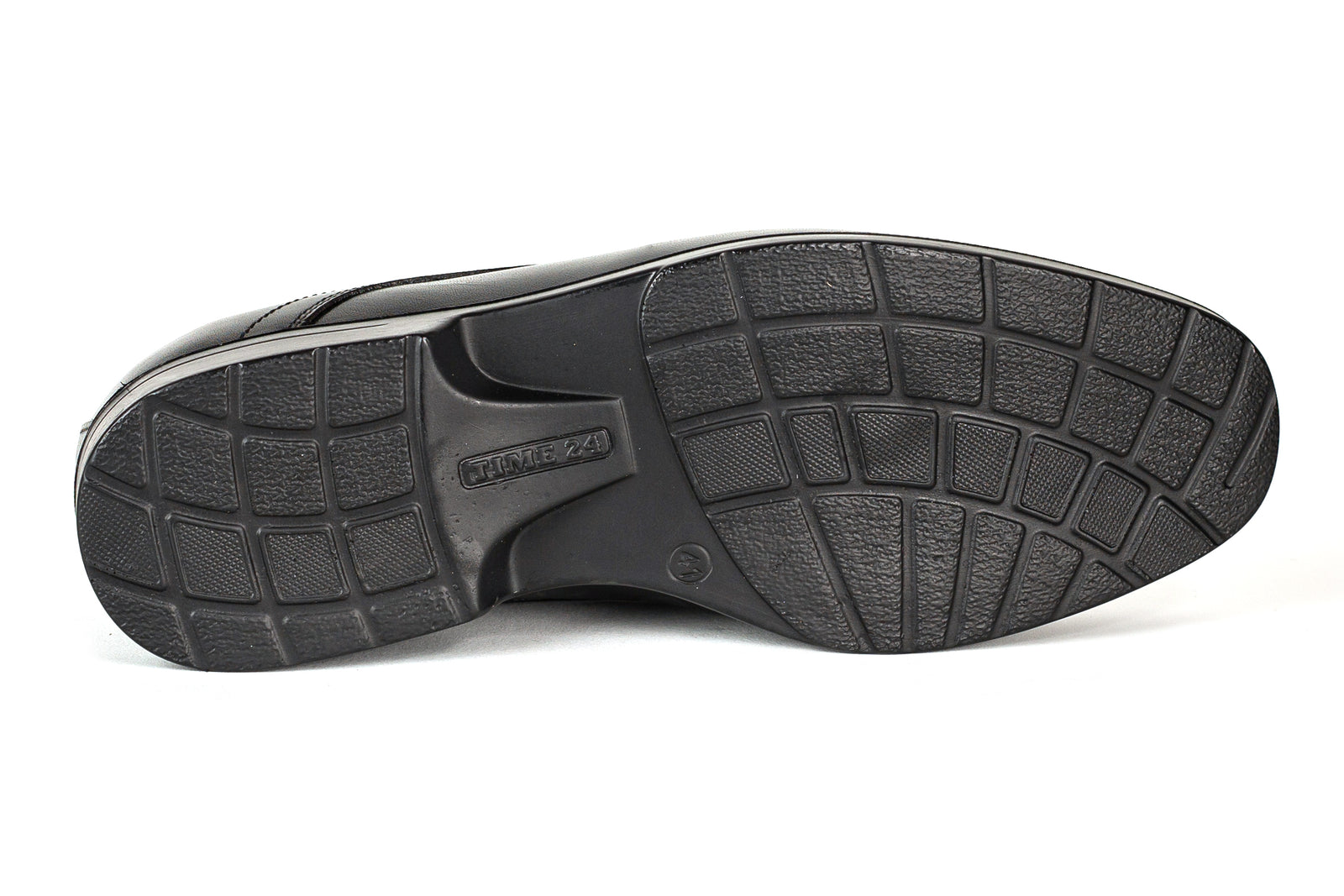 6866 - Comflex Men's Dress Black Comfort Lace Shoe With Removable
