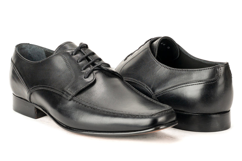 7811 - Mirage Men's Dress Black Lace Shoe Apron Toe Thin Leather Sole Mirage Shoes 7811 - Mirage Men's Dress Black Lace Shoe Apron Toe Thin Leather Sole Mirage Shoes
