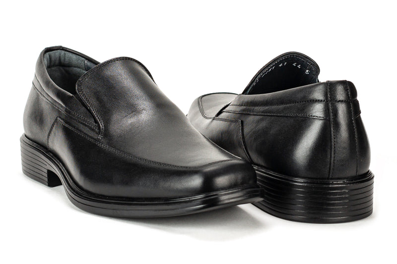 8251 - Comflex Men's Dress Black Comfort Slip On Shoe With Removable I Mirage Shoes 8251 - Comflex Men's Dress Black Comfort Slip On Shoe With Removable I Mirage Shoes
