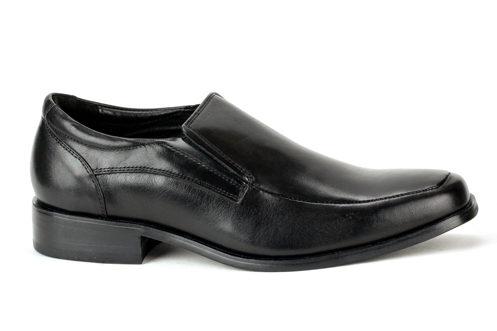Black Men\'s Regal By Mirage Bradford Slip-On Leather Dress Shoes, Size 8, New Canonsburg-3_1600x.jpg?v=  main image 3