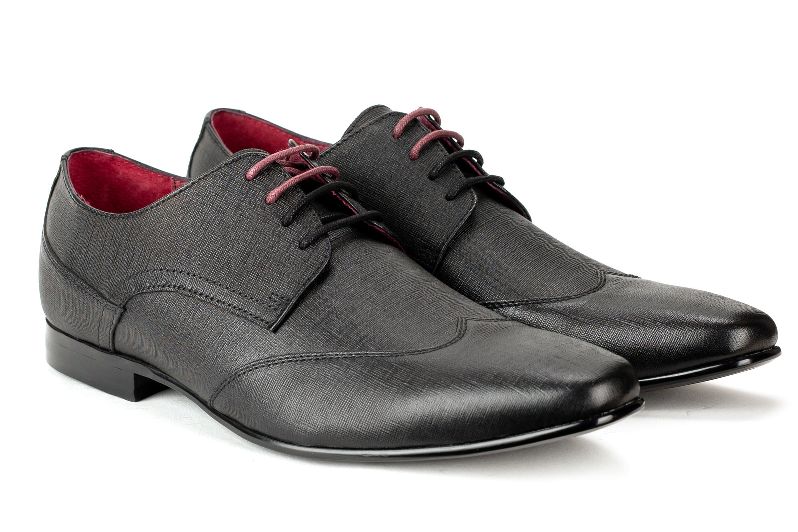 Harrisburg - Regal Men's Dress Black Leather Safiano Lace Shoe Wing Ti Mirage Shoes Harrisburg - Regal Men's Dress Black Leather Safiano Lace Shoe Wing Ti Mirage Shoes